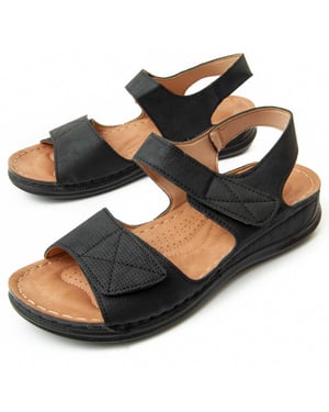 Montevita Heel Sandal Colina in Zwart