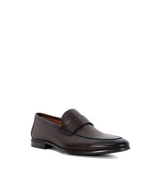 Dune Mens Sylas - Leather Penny Loafers