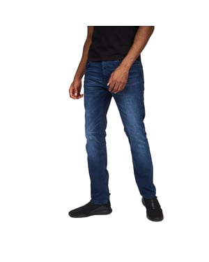 Crosshatch Heren Svelte Stretch Jeans (Donkere wasbeurt)
