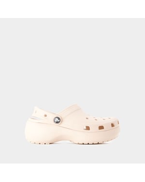 Klassiska plattformssandaler - Crocs - Termoplast - Rosa