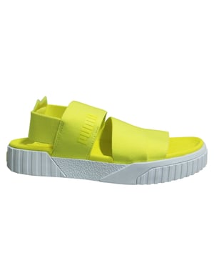 Puma Cali x Selena Gomez Womens Yellow Sandals