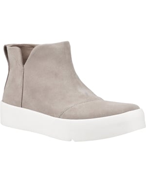 TOMS Verona Mid Leather Damkängor Taupe Kängor