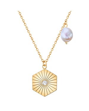 Valero Pearls Female Stainless steel Necklace