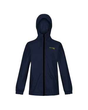 Regatta Great Outdoors Barn/Kids Pack It Jacket III Vattentät Packaway Svart (Midnatt)