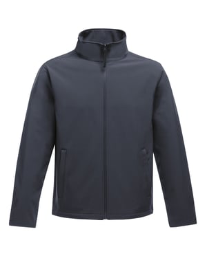 Regatta Standout Mens Ablaze Printable Softshell Jacket (Navy)