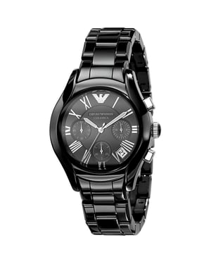 Emporio Armani AR1401 Chronograaf Ceramica Zwart Herenhorloge