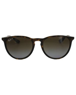 Ray-Ban Zonnebril Erika 4171 710/T5 Schildpad & Gunmetal Bruin Verloop Gepolariseerd