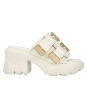 Bottega Veneta Flash Mule wit