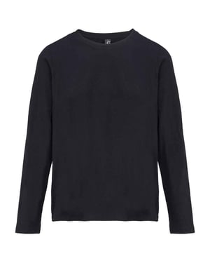 SOLS Womens/Ladies Monarch Long-Sleeved T-Shirt (Deep Black)