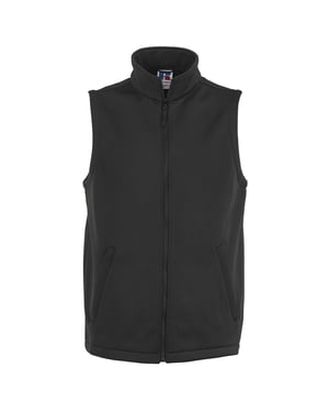 Russell Heren Smart Softshell Gilet Jacket (Zwart)