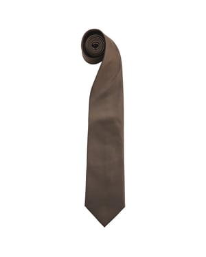 Premier Heren "Kleuren" Gewone mode / Business Tie (Pakket van 2) (Bruin)