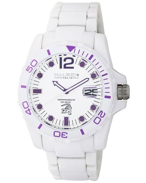 Haurex italy mens caimano white watch