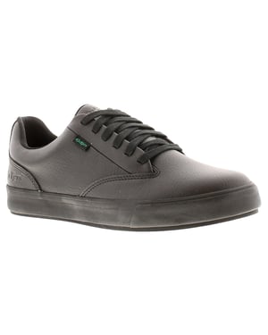 Kickers Mens Shoes Tovni Tumble Leather Lace Up black leather