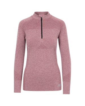 Trespass dam/dam Pelina Half Zip långärmad aktiv topp (Rose Tone)