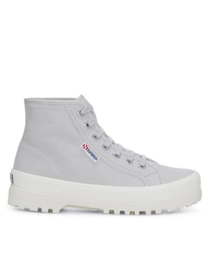 Superga Dames/Dames 2341 Cotu Alpina Hoge Tops (Grijs Zilver/Avorio)