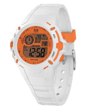Ice Watch Ice Digit Explorer - White Orange Women's White Watch 024002