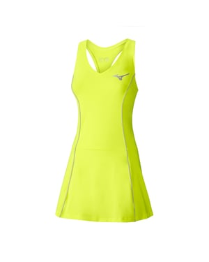 Mizuno Amplify Vrouwen Helder Geel Jurkje