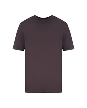 Bruin T-shirt met Amiri-printlogo