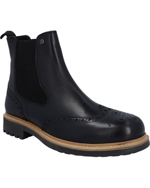 Hunter Cawdor Leather Men's Black Boots