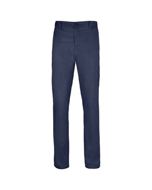 SOLS Mens Jared Stretch Slim Suit Trousers (French Navy)