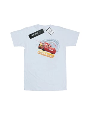 Disney Dames/Dames Cars Bliksem McQueen Katoenen Vriendje T-shirt (Wit)