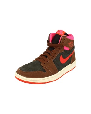 Nike kvinnliga Air Jordan 1 Zm Air Cmft 2 bruna tränare