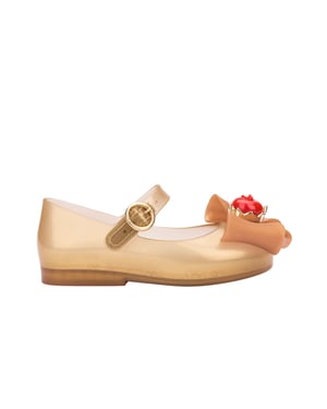 Sweet Love x Snow White Pearlish Beige/Gold Flats