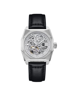 Heritor Automatic Elliott leren band horloge