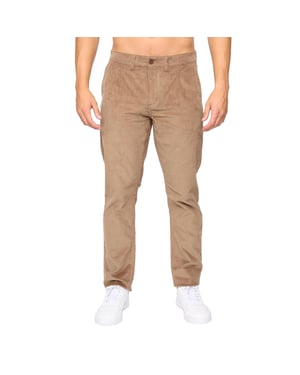 Crosshatch Mens Cordout lösa byxor (Biscuit)