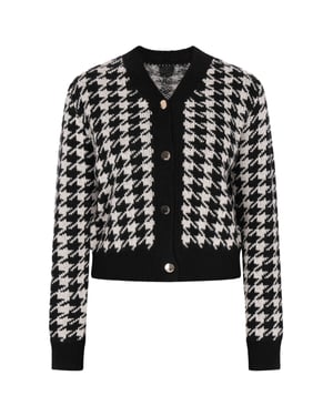 Dreimaster Vest Dames zwart en wit
