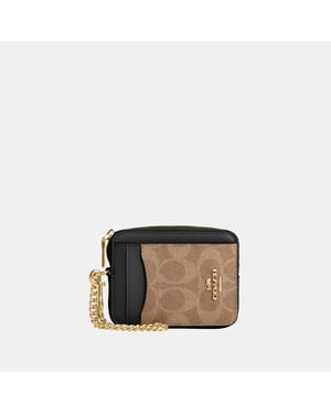 Zip Card Case in Signature Canvas
