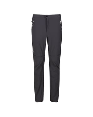 Regatta Mountain Zip-Off-byxor för herrar (Seal Grey/Svart)