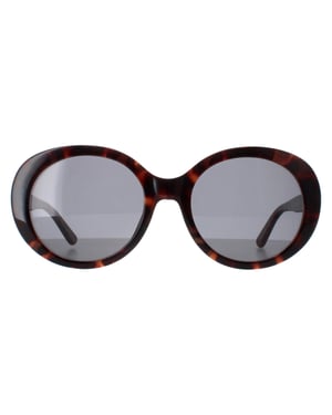 Karen Millen KM5051 118 donkerschildpad donkergrijs zonnebril