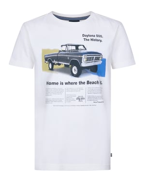 Petrol Industries - Jongens Artwork T-shirt Lighthouse - Wit