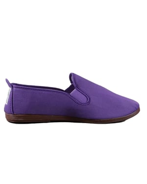 Flossy Morado Womens Purple Plimsolls
