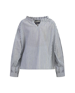 Dreimaster Blouse Meisje Donker marineblauwe strepen