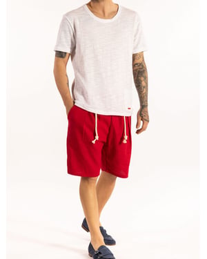 Takeshy Kurosawa Shorts Lino Herr Röd