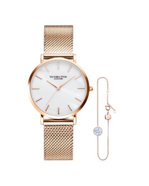 VICTORIA HYDE Watch Gift Set Seven Sisters rosegold