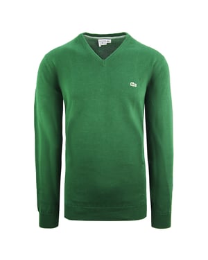 Lacoste Bomull Herr Grön Tröja