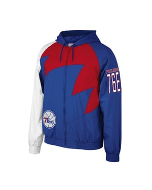 Mitchell & Ness Haaientand Philadelphia 76ers Heren Jas
