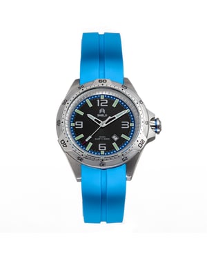 Shield Vessel Strap Watch w/Date