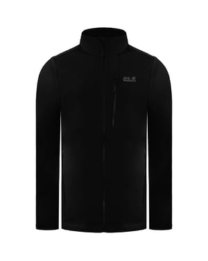 Jack Wolfskin Whirlwind Mens Black Softshell Jacket