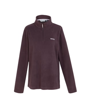Regatta - Geweldige Outdoors Dames Sweetheart 1/4 Zip Fleece Sweater (Diepe pruim)
