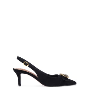 Kurt Geiger London Suede Kgl Mayfair Sling Sm Egl Heels