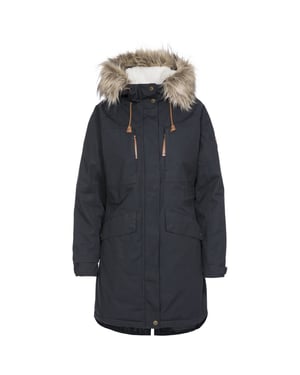 Trespass - Dames Faithful Waterdichte Jas (Zwart)