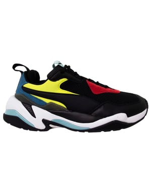 Puma Thunder Spectra Heren Zwart Leer Textiel Veterschoenen 367516 01