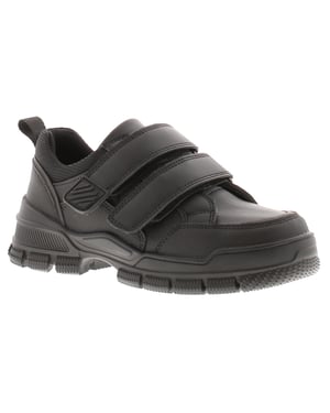 Rockstorm Older Boys School Shoes Otto black