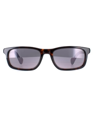 Moncler Rectangle Womens Dark Havana Smoke Mirror ML0116