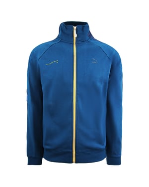 Puma x Ader Error Track Top Zip Up Långärmad Blå Herrtröja 595533 60