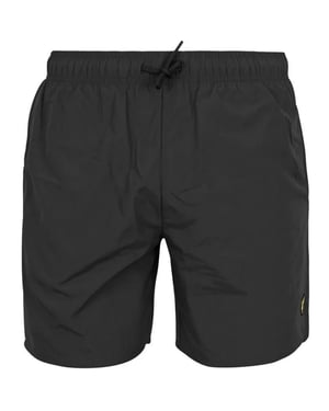 Lyle & Scott Branded Logo Black Swim Shorts